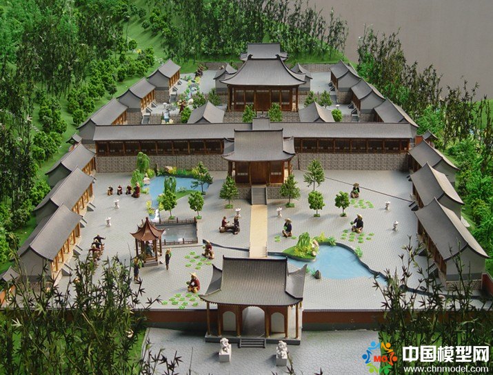 古建筑模型，古建沙盤模型