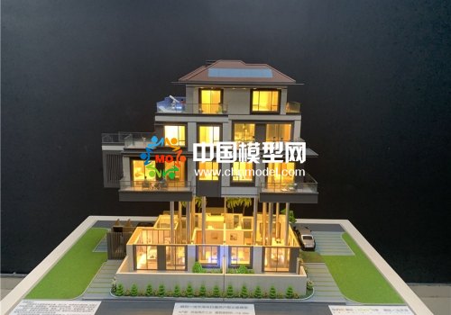 精工細制的別墅沙盤模型