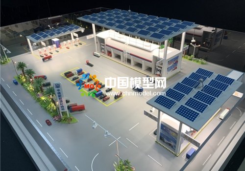 充氣站模型，充電站模型，能源站模型