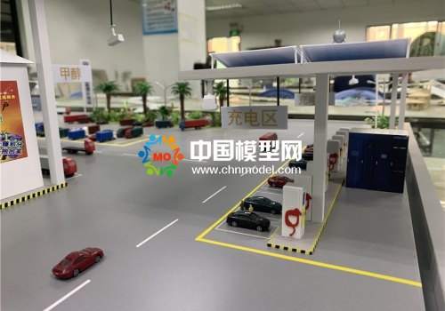 充氣站模型，充電站模型，能源站模型