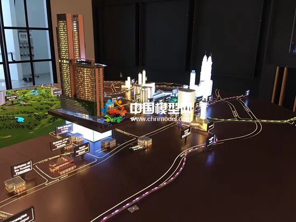 馬來(lái)西亞檳城總體規(guī)劃沙盤(pán)模型
