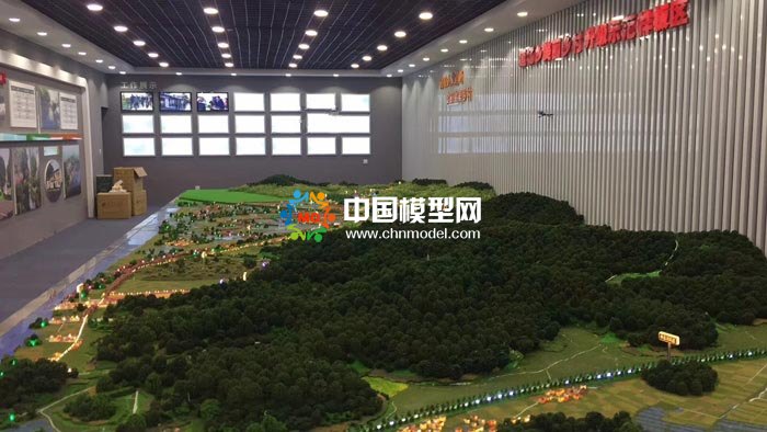 道場(chǎng)鄉(xiāng)美麗鄉(xiāng)村示范樣板區(qū)沙盤模型