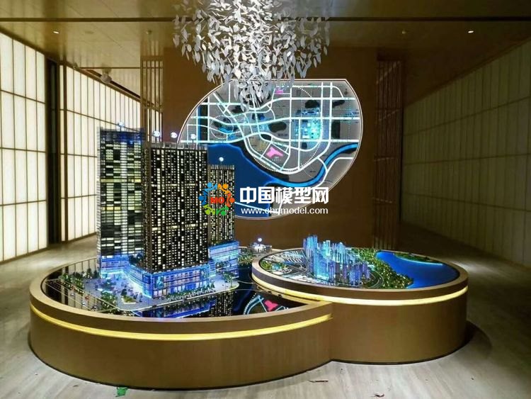 高檔樓盤模型底座，售樓部沙盤展臺(tái)（收藏）