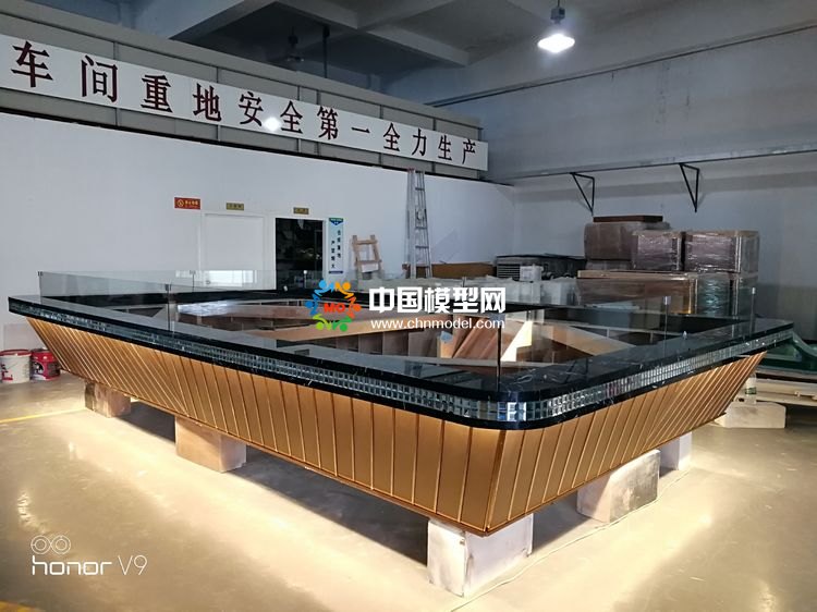 高檔樓盤模型底座，售樓部沙盤展臺(tái)（收藏）