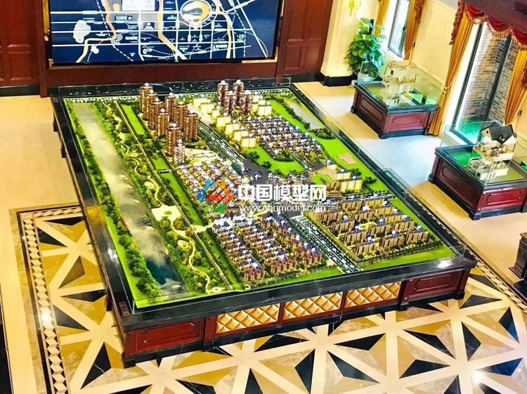 高檔樓盤模型底座，售樓部沙盤展臺(tái)（收藏）