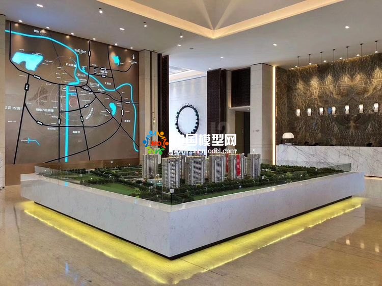高檔樓盤模型底座，售樓部沙盤展臺(tái)（收藏）