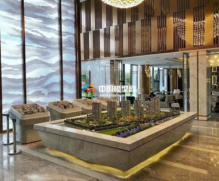 高檔樓盤模型底座，售樓部沙盤展臺(tái)（收藏）