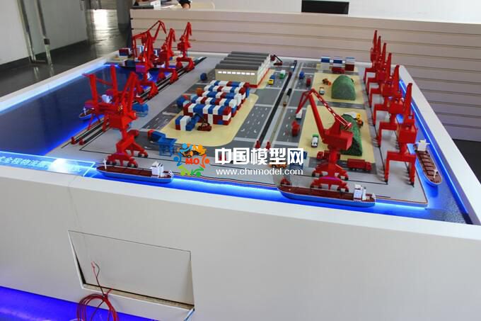 港口一站式物流服務(wù)沙盤模型