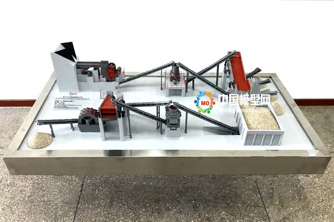 砂石生產(chǎn)線模型，碎石生產(chǎn)線模型