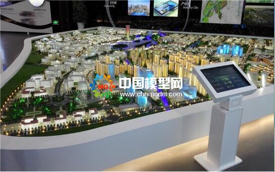 劃沙盤模型主要效果靠燈光烘托,區(qū)塊展示突出