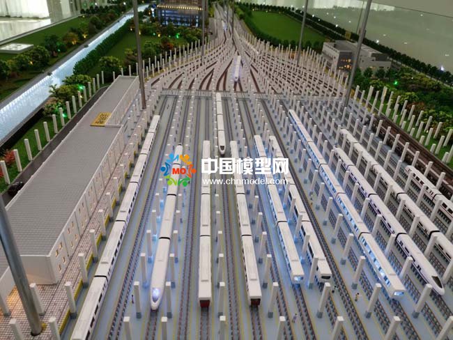 地鐵停車(chē)場(chǎng)沙盤(pán)模型