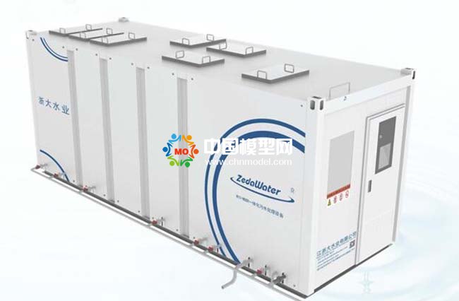 農(nóng)村生活污水處理設(shè)備沙盤(pán)模型，MBBR一體化污水處理設(shè)備沙盤(pán)模型