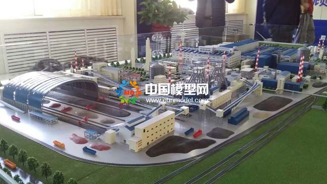 巨能特鋼廠區(qū)沙盤模型，新工藝新技術(shù)新材料新裝備實(shí)驗(yàn)基地