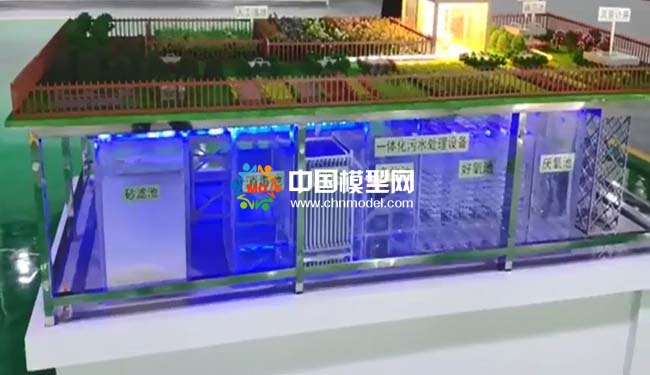 地埋式一體化地埋式污水處理設(shè)備沙盤(pán)模型