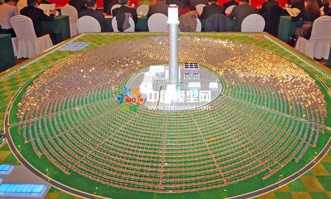 塔式光熱發(fā)電項目沙盤模型