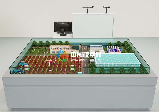 智慧農業(yè)教學實驗平臺沙盤你模型效果圖