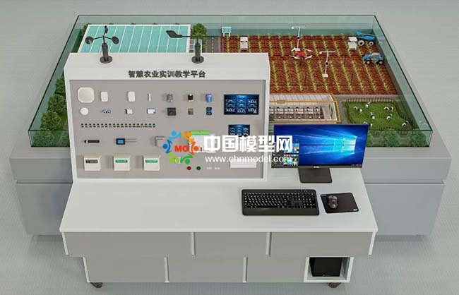 智慧農業(yè)教學實驗平臺沙盤你模型效果圖