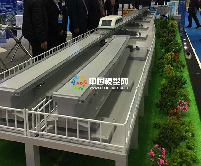 跨座式軌道交通系統(tǒng)沙盤(pán)模型