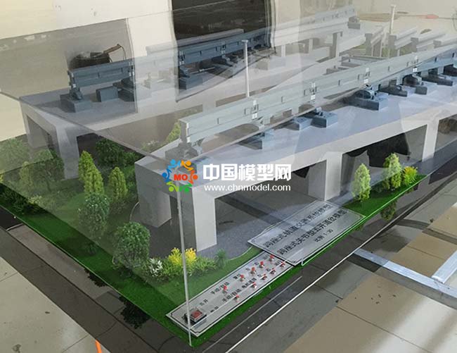 跨座式軌道交通系統(tǒng)沙盤(pán)模型