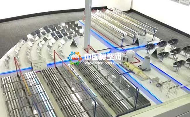 光熱太陽能電站沙盤模型
