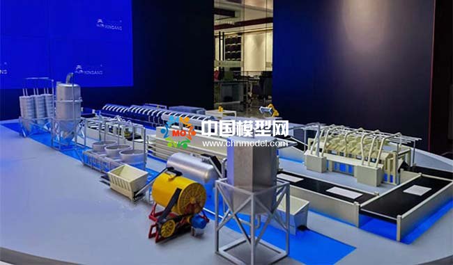 瓷磚生產(chǎn)線沙盤模型