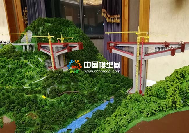 甘溪特大橋模型