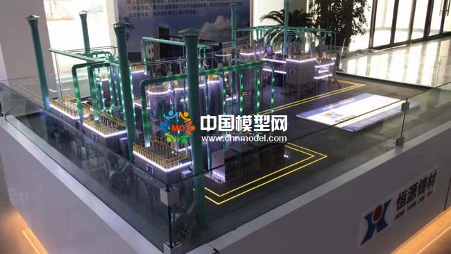 覆膜砂生產(chǎn)線沙盤模型