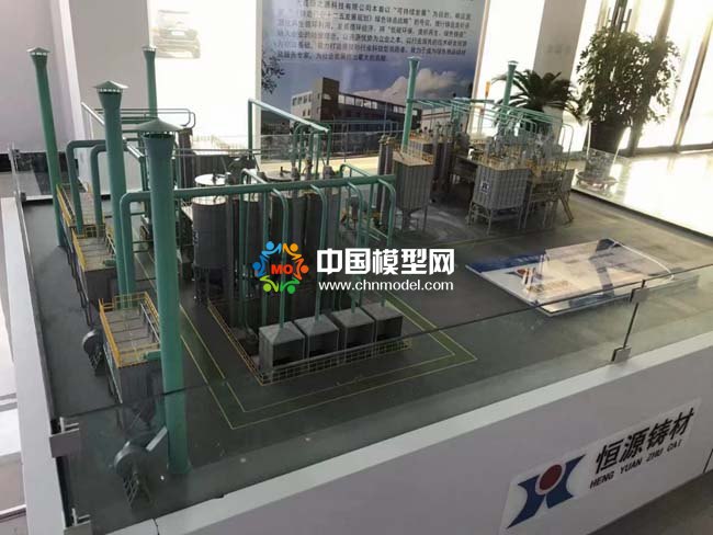 覆膜砂生產(chǎn)線沙盤模型