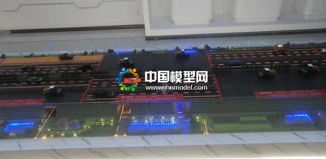 道路工程階段施工沙盤模型