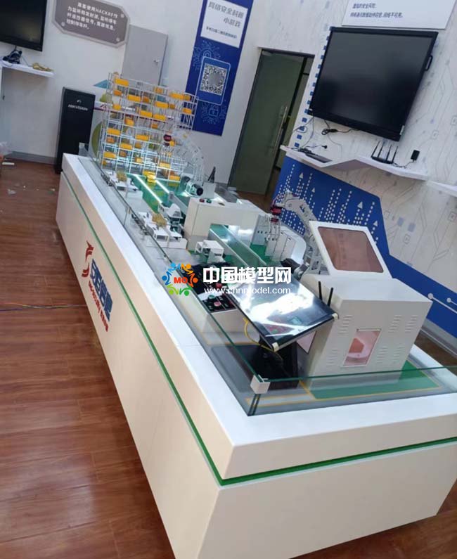 智能工業(yè)安全態(tài)勢感知平臺沙盤模型