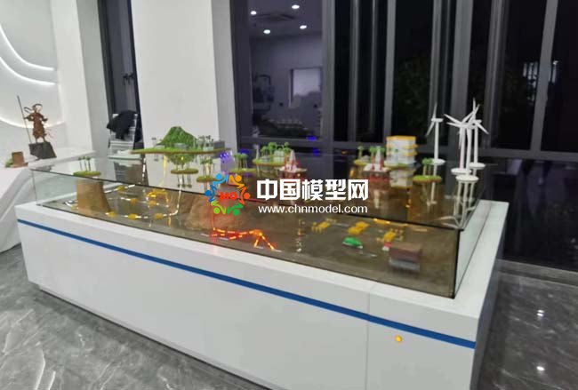 新能源海底電纜鋪設(shè)場(chǎng)景沙盤(pán)模型