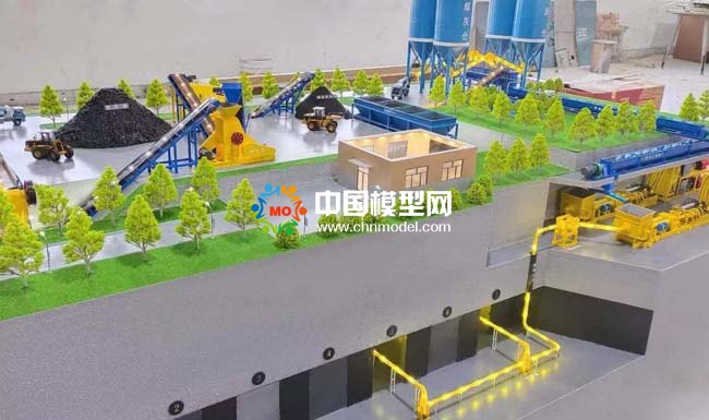 煤礦充填技術(shù)沙盤(pán)模型