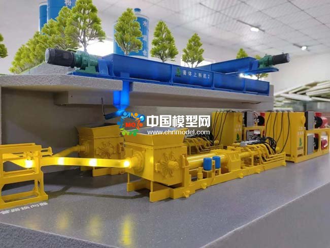 煤礦充填技術(shù)沙盤(pán)模型