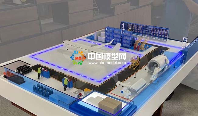 智慧機務(wù)檢修中臺沙盤模型