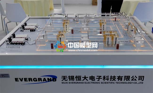 超高純化學品供應系統(tǒng)沙盤模型