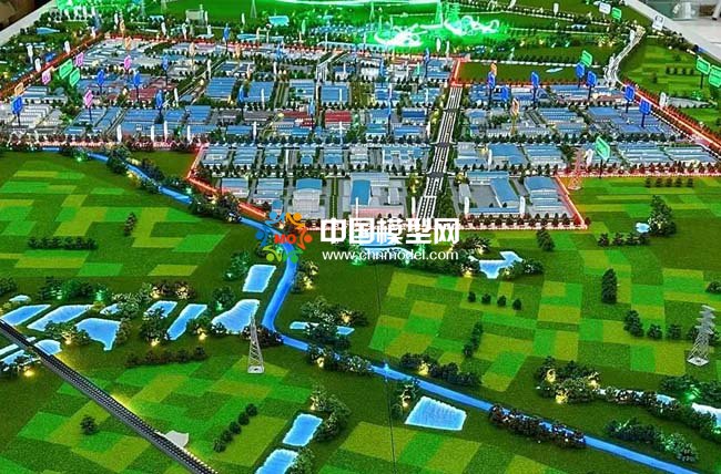 工業(yè)園應(yīng)急指揮中心沙盤模型