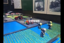 農(nóng)村田間勞動(dòng)場景沙盤模型