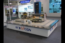 華龍一號核電反應爐沙盤模型