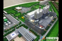 燃機(jī)熱電沙盤模型，協(xié)鑫電廠模型